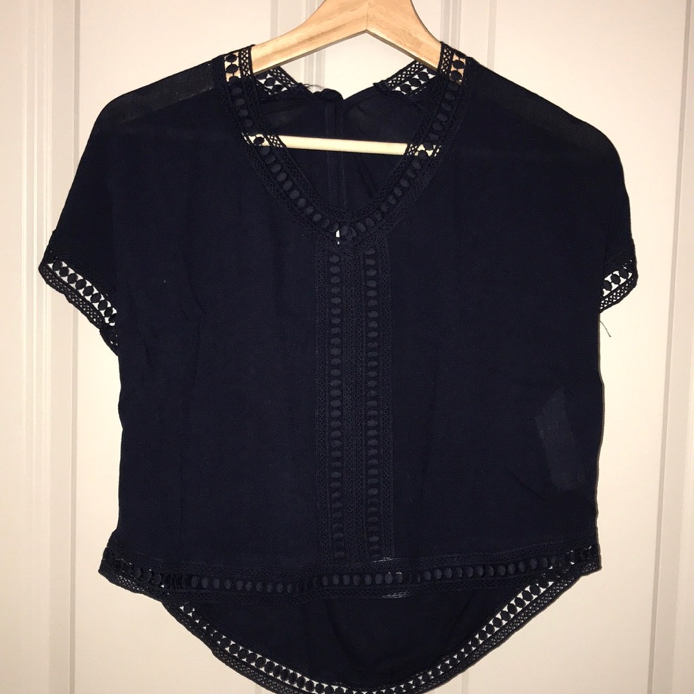 Forever 21 Dark Blue Blouse